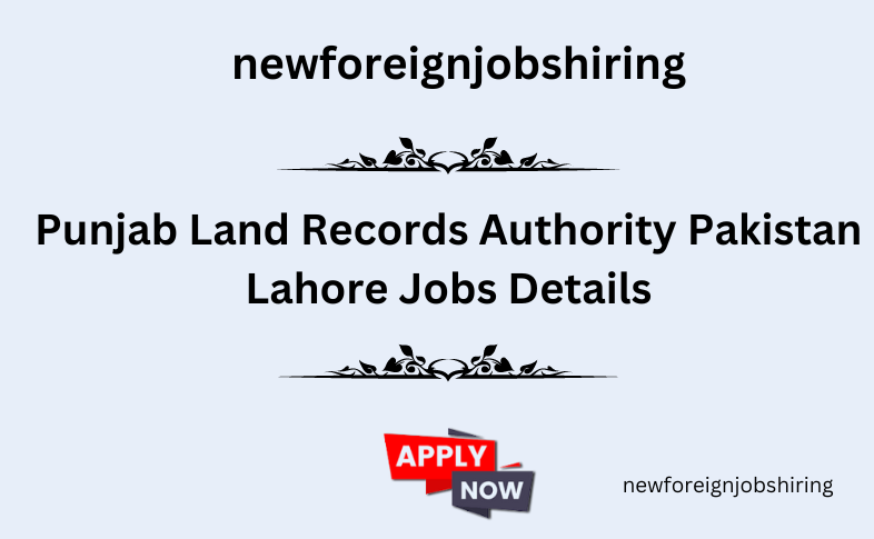 Pakistan Lahore Jobs